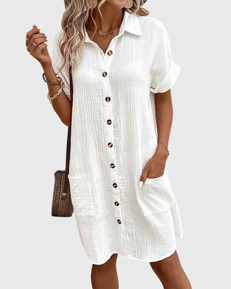 Women's Caroline Relaxed Fit Dress - Everyday Comfort