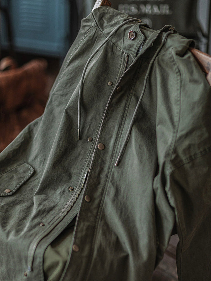 Men's Heavyweight Cotton Fishtail Parka - Vintage Military Inspired