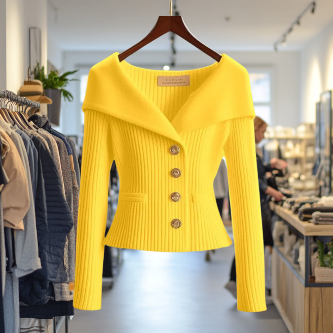 Women's Luxurious Knit Cardigan - Everyday Elegance & Warmth