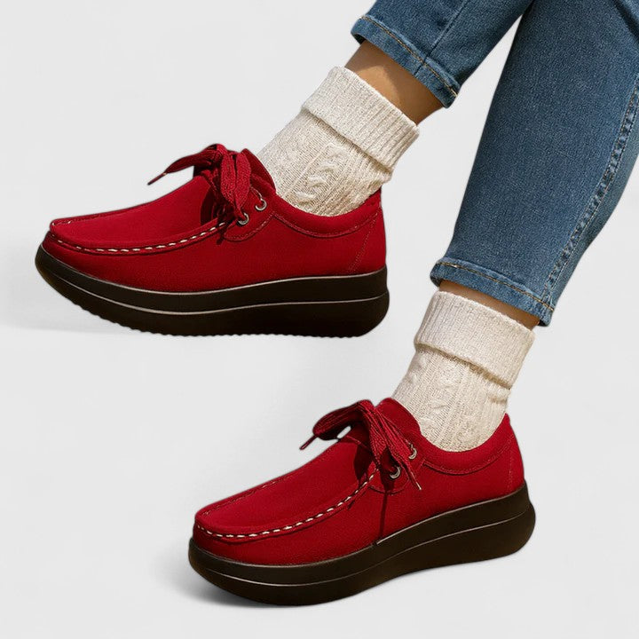 Women's Platform Moccasin Shoes - Heritage Style with Modern Comfort