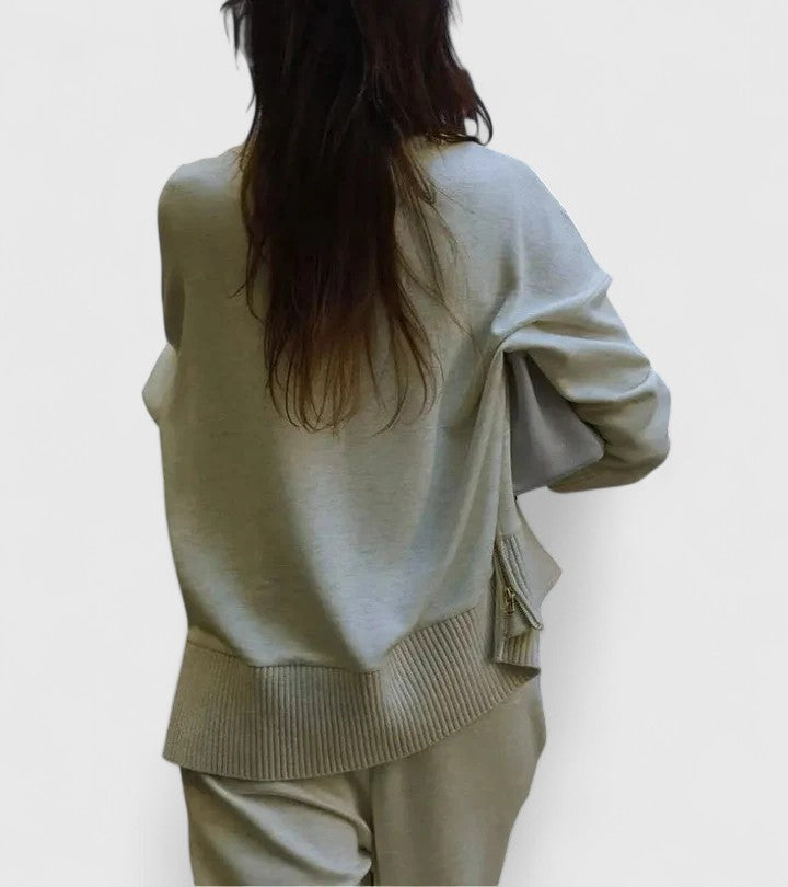 Women's Avery Sophisticated Two-Piece Set - Cozy Elegance