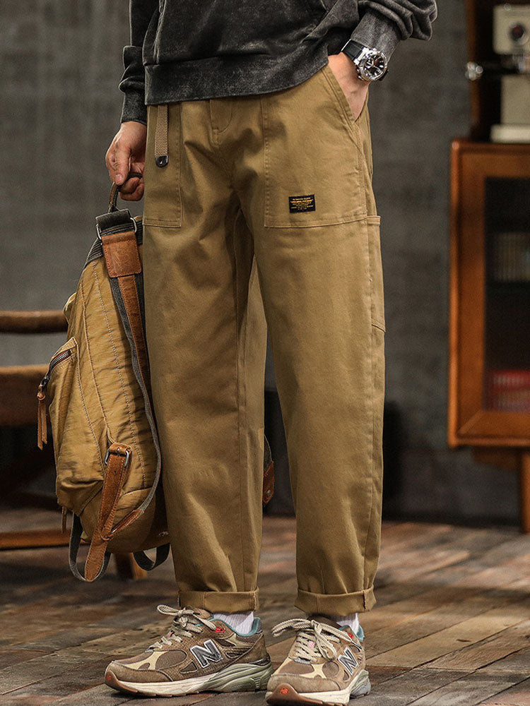 Men's Vintage-Inspired Cargo Pants - Everyday Utility