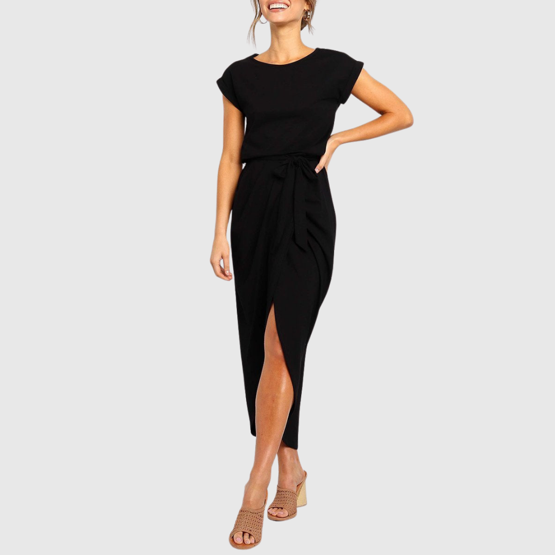 Women's Casual Midi Dress - Effortless Style for Any Occasion