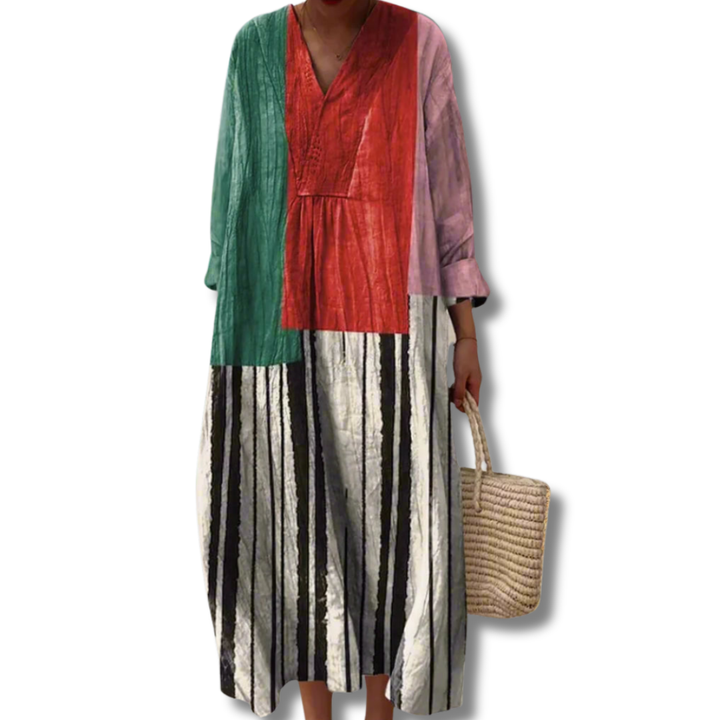 Women's Geometric Print Dress - Effortless Summer Style