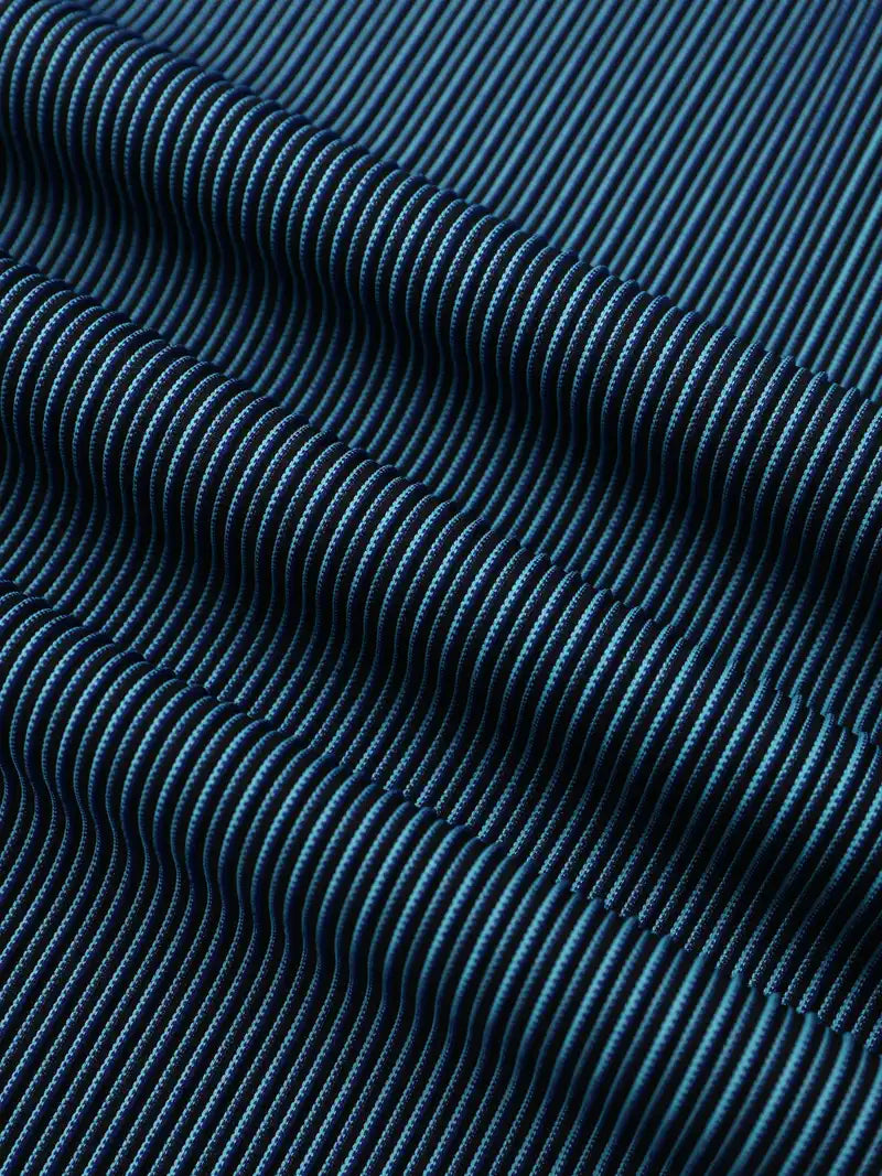 Men's Lightweight Striped Trousers – Straight-Leg Drawstring