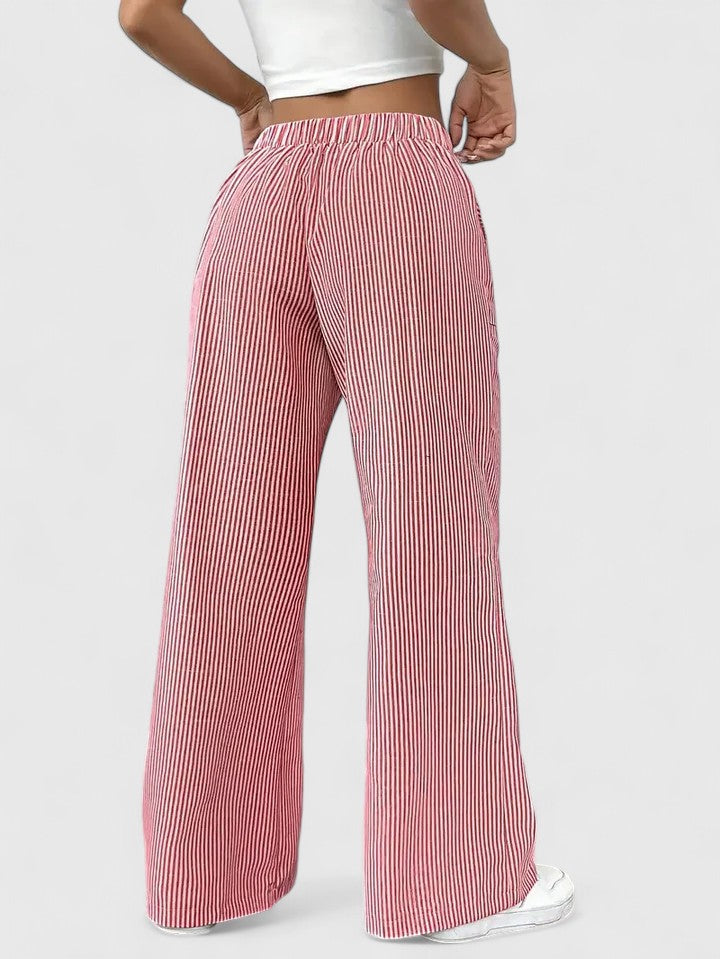 Women's Elegant Wide-Leg Pants - Effortless Comfort & Style