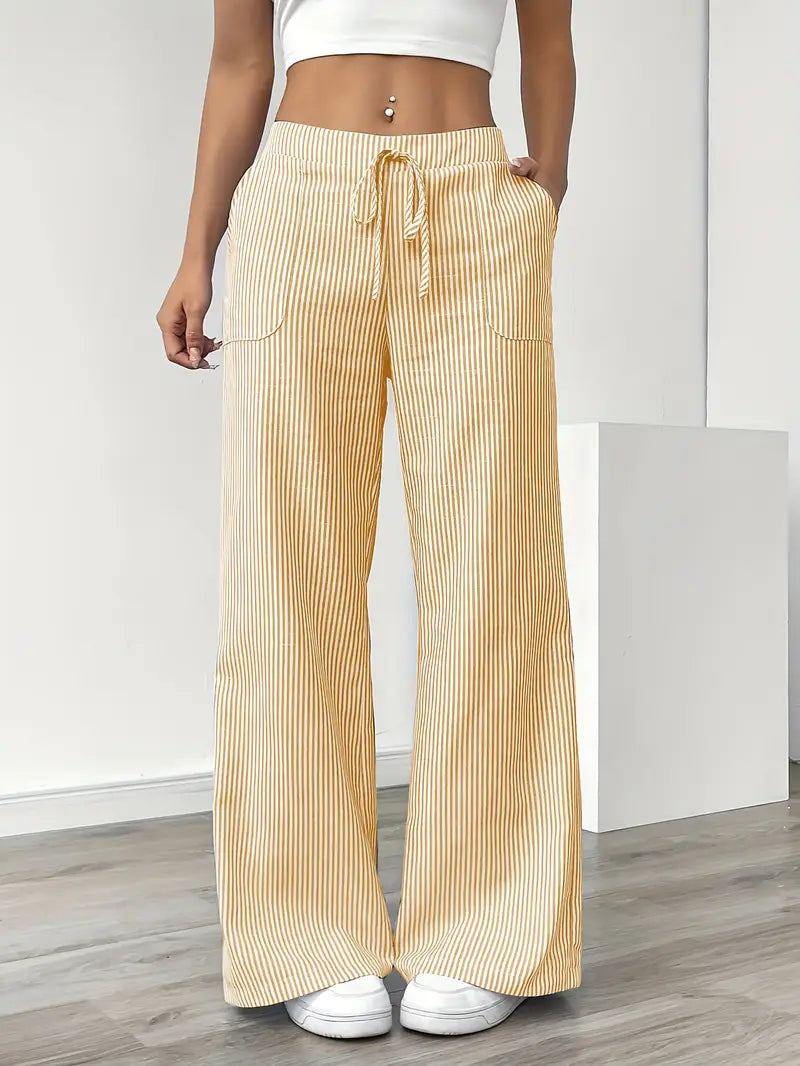 Women's Drawstring Pants - Effortless Everyday Style