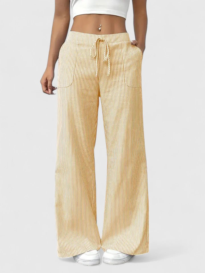 Women's Elegant Wide-Leg Pants - Effortless Comfort & Style