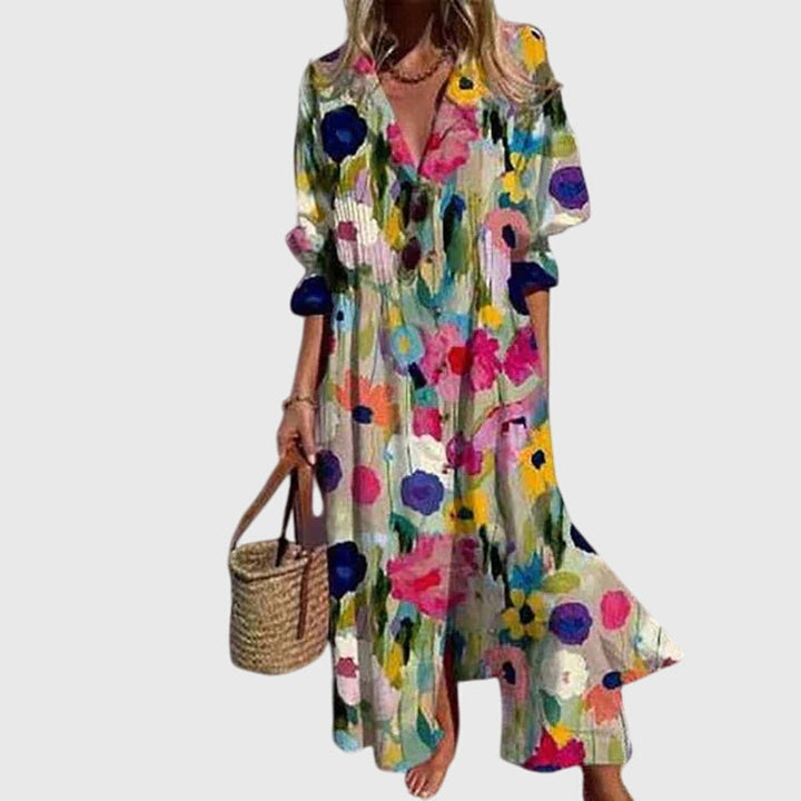 Women's Bohemian Dress - Flowy & Elegant for Summer