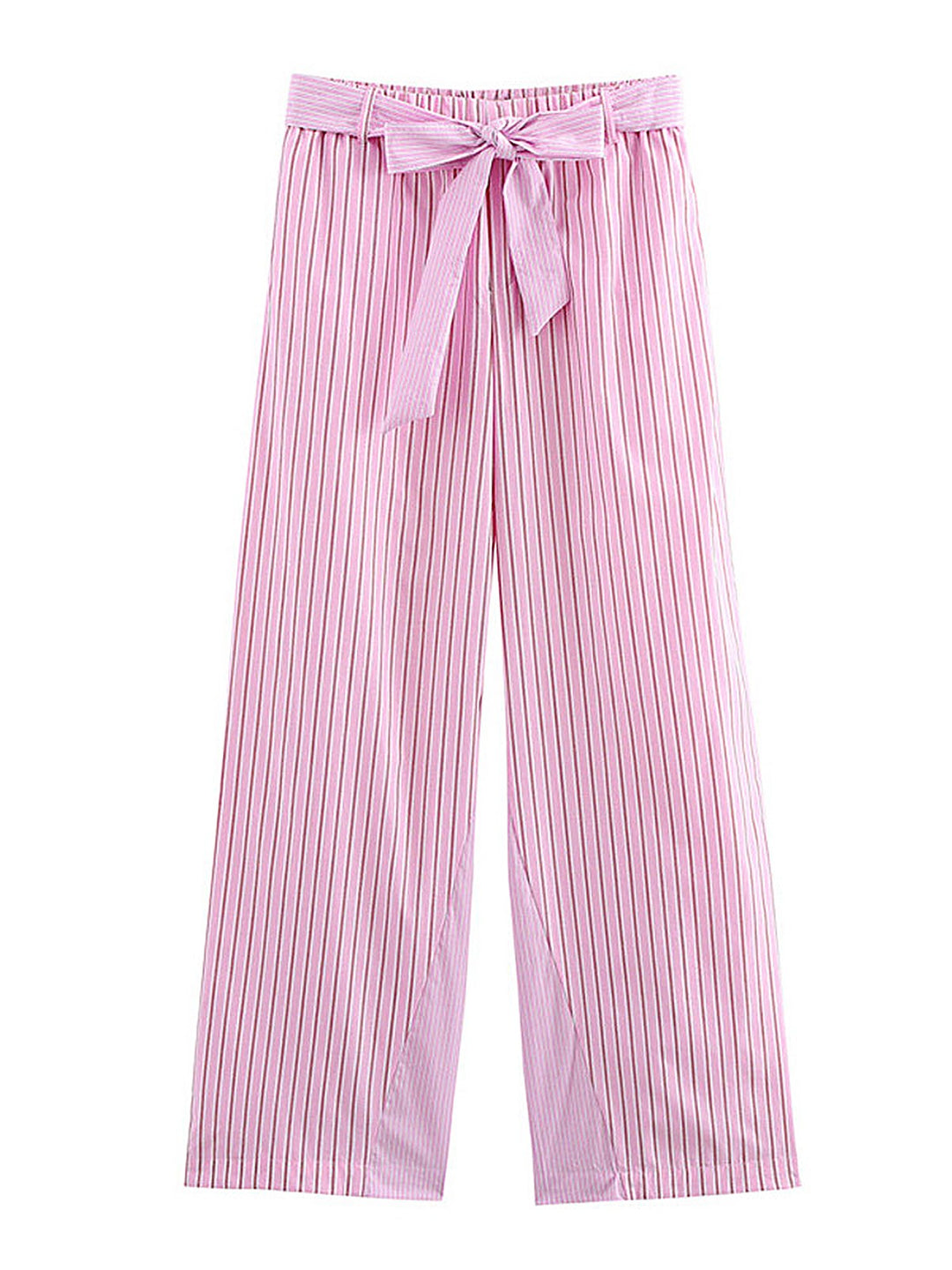 Striped Backless Cami Top + Trousers Set