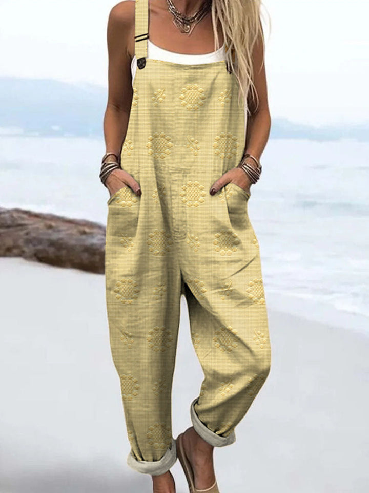 Women's Casual Pattern Jumpsuit - Effortless Everyday Style