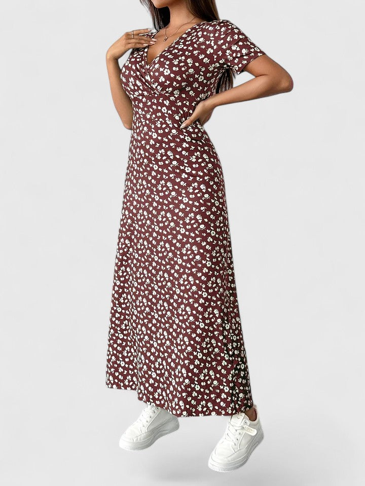 Women's Floral Maxi Dress - Romantic, Versatile for Every Occasion
