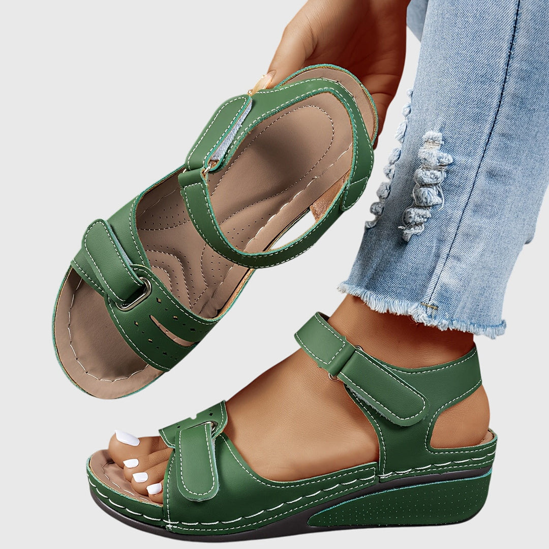 Women's Crystal Orthopedic Sandals - All-Day Comfort