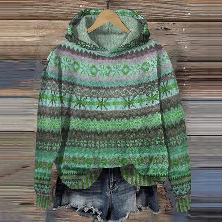 Women's Cozy Knit Hooded Sweater - Effortless Warmth