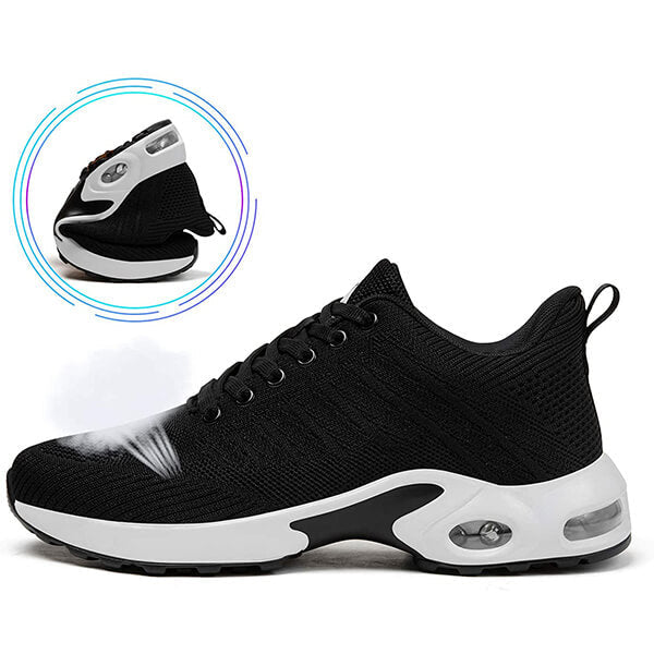 Women's White Sneakers - Lightweight and Breathable