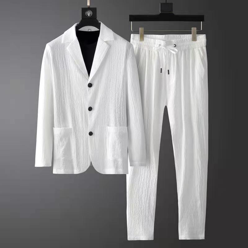 Men's Linen Blend Co-ord Set – Relaxed Two-Piece Ensemble