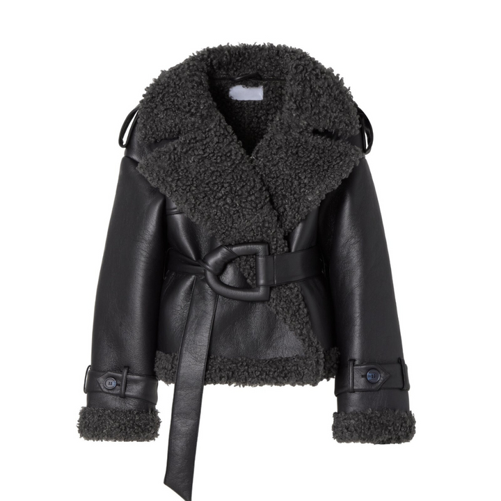 Women's Cozy Urban Shearling-Style Jacket - Everyday Warmth & Style