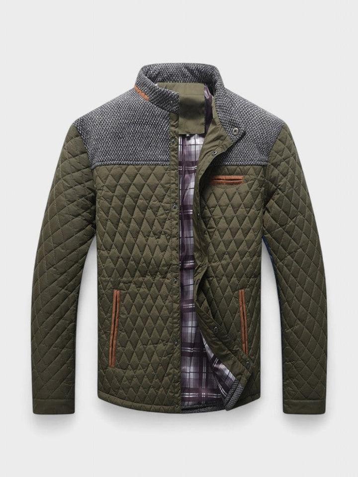 Men's Cotton and Nylon Travel Jacket - Everyday Warmth and Style