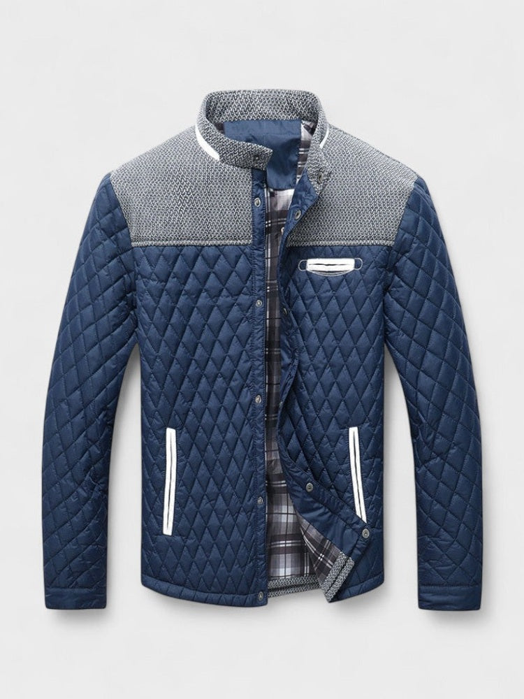 Men's Cotton and Nylon Travel Jacket - Everyday Warmth and Style
