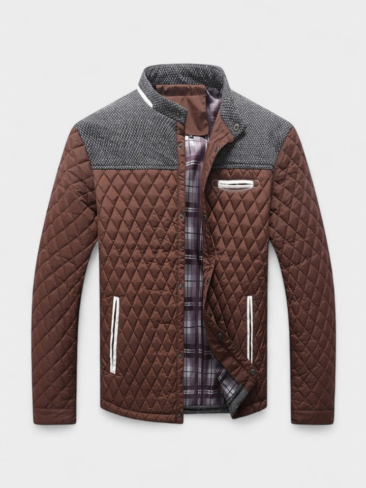 Men's Cotton and Nylon Travel Jacket - Everyday Warmth and Style