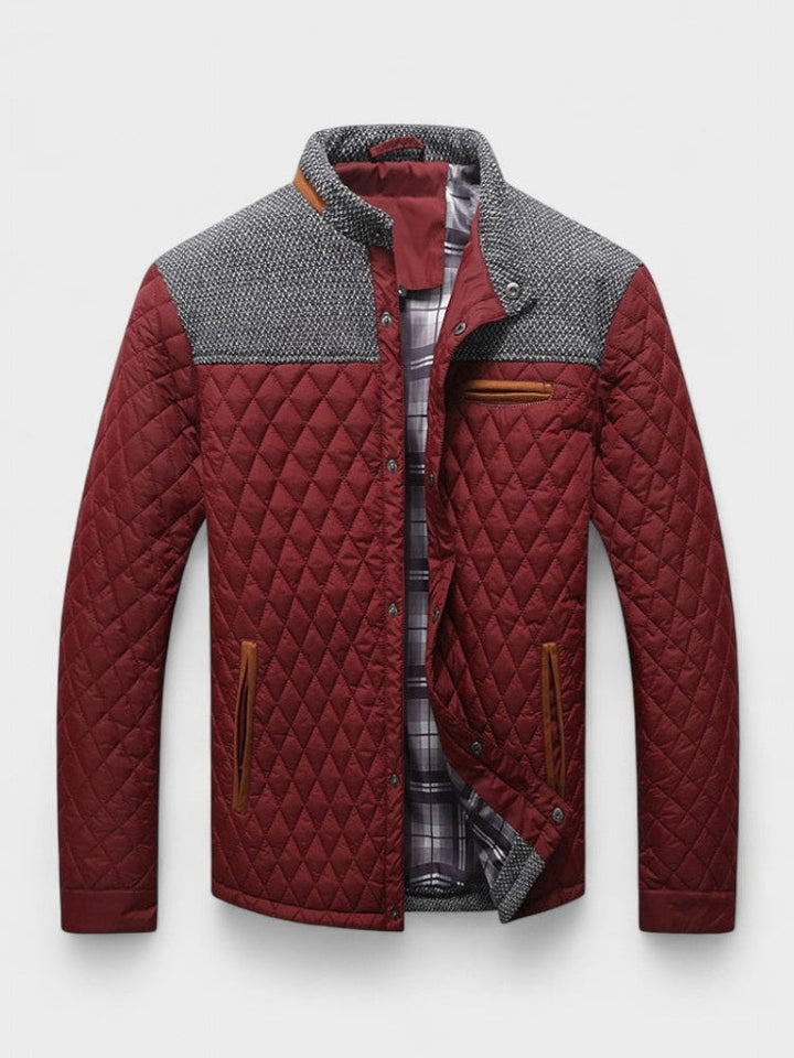 Men's Cotton and Nylon Travel Jacket - Everyday Warmth and Style