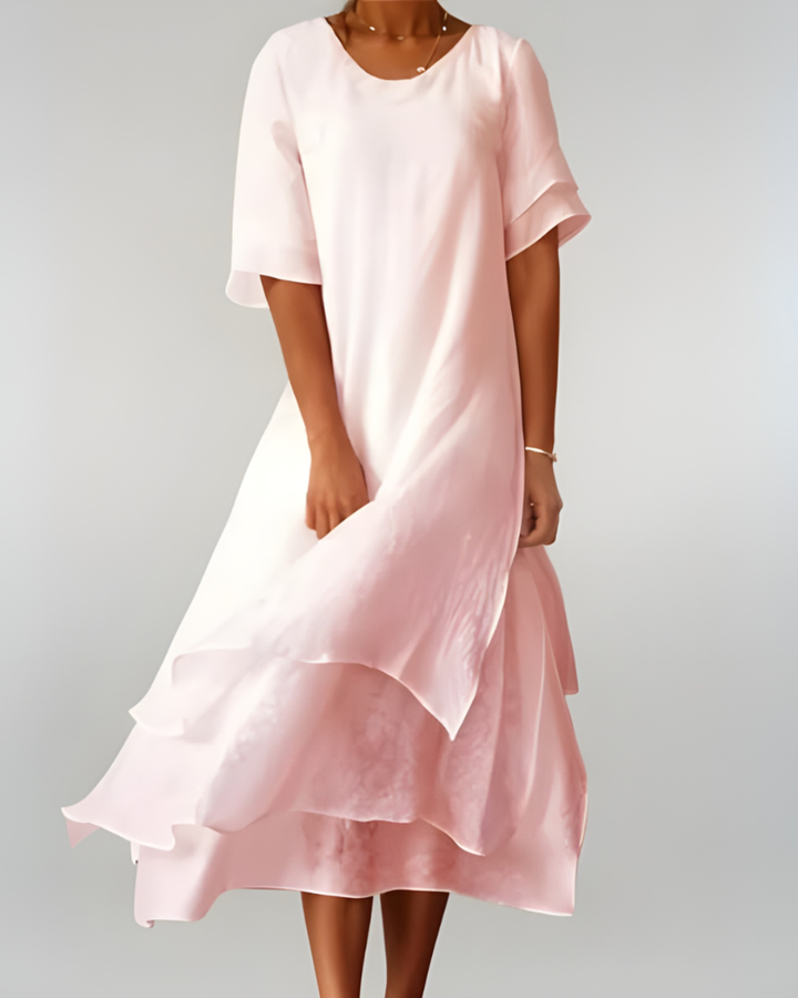 Women's Flowing Maxi Dress - Breezy Elegance for Warm Days