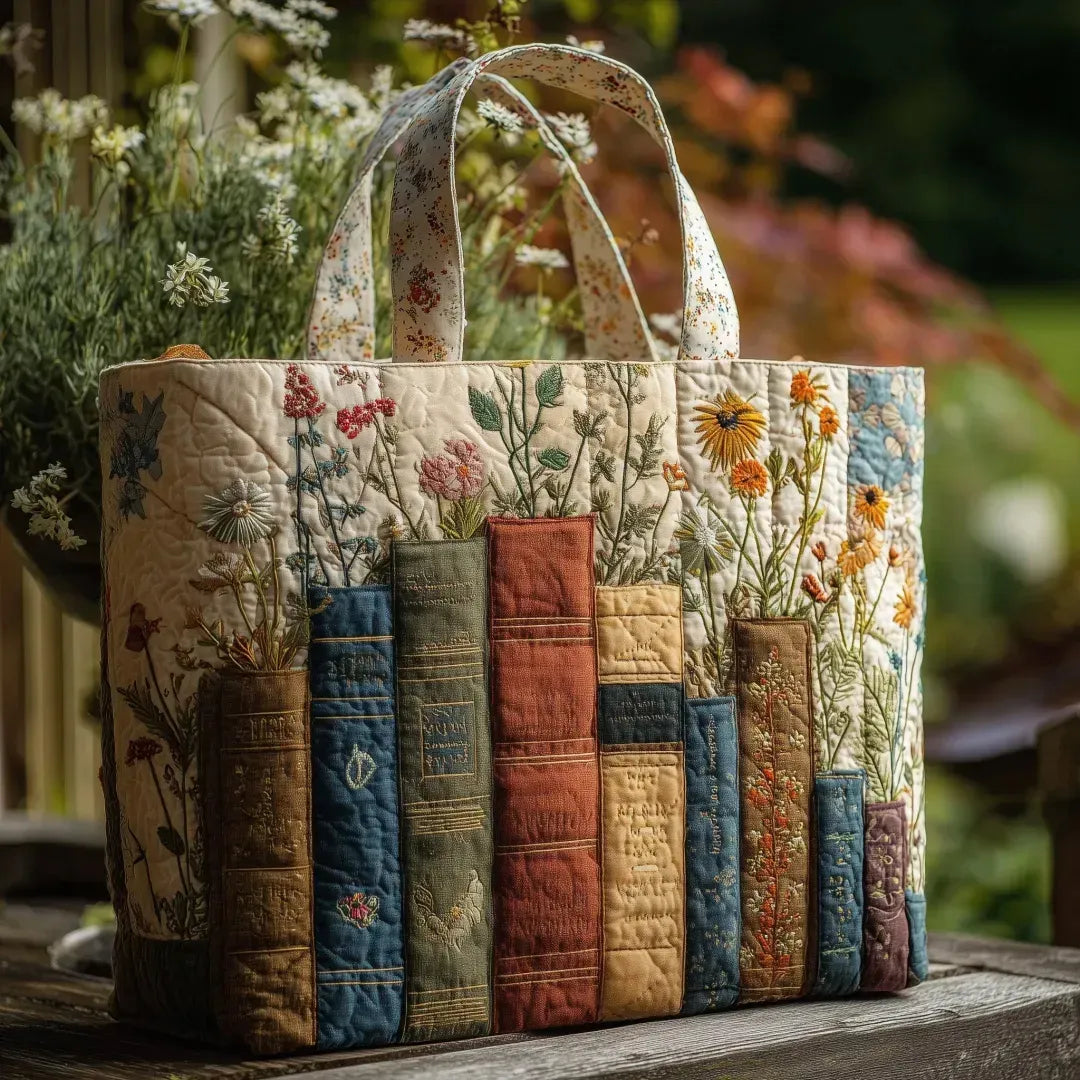 Women's Quilted Printed Tote Bag - Everyday Essential