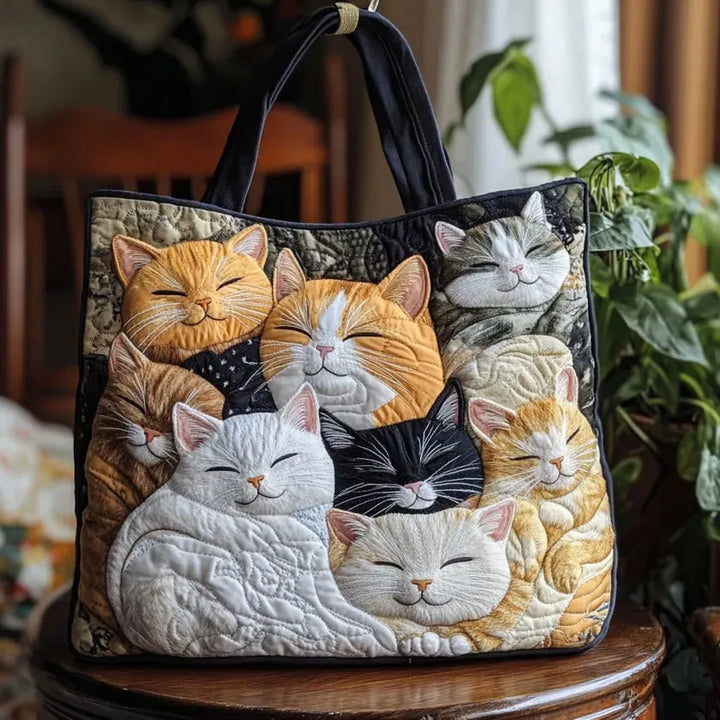 Women's Handmade Padded Tote Bag - Spacious Everyday Bag