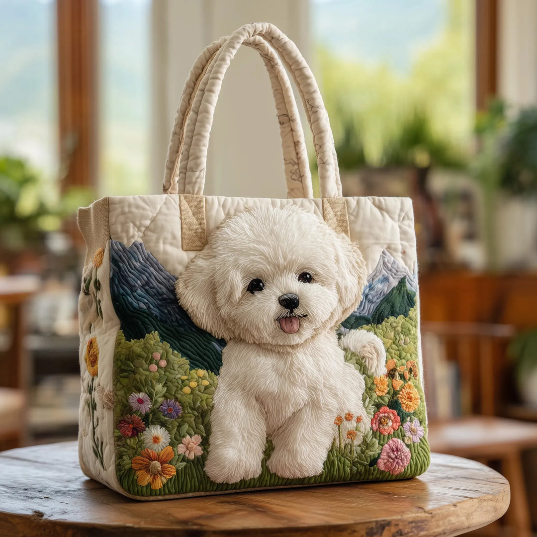 Women's Padded Quilted Tote Bag - Spacious and Durable
