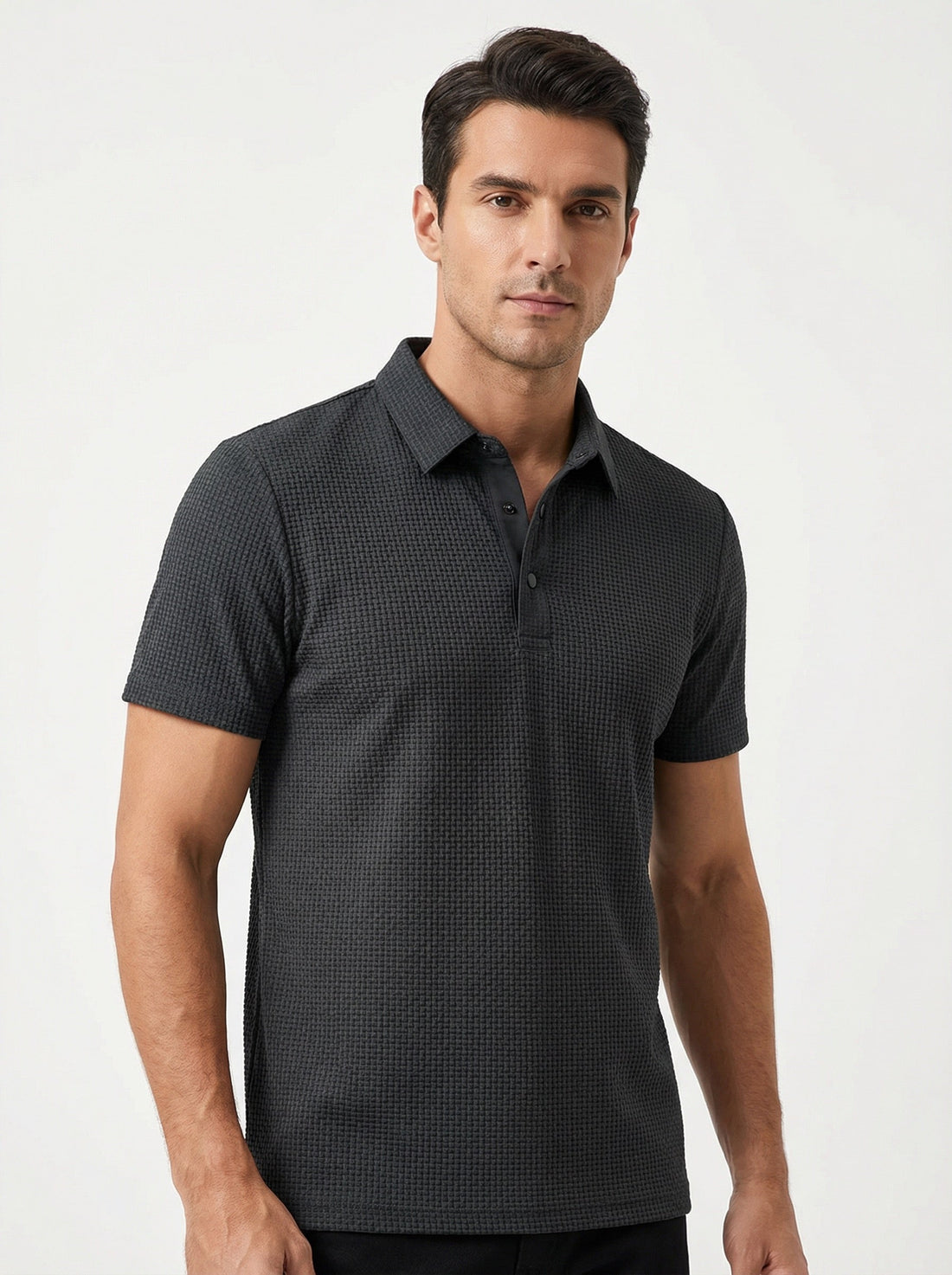 Milano — Men's Ultra-Comfortable Textured Polo