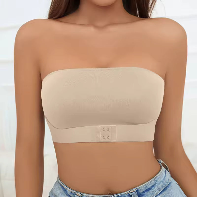 Women's Seamless Strapless Bra - Invisible Support for Any Outfit