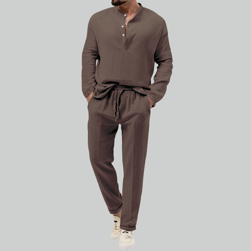 Men's Formentera Two-Piece Set – Resort Shirt and Trousers