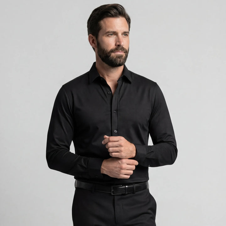 Women's Fitted Wrinkle-Free Blouse - Effortless Style