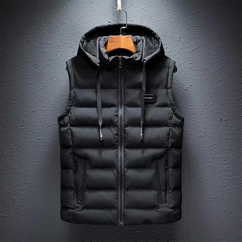 Men's Lucas Hooded Puffer Vest - Lightweight Warmth for Layering