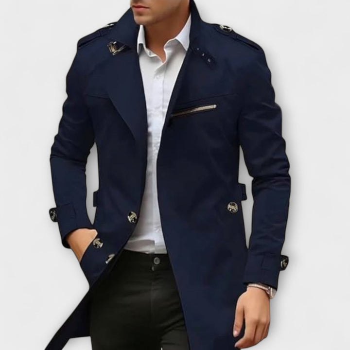 Men's Handmade Raincoat - Elegant & Weather-Resistant for Daily Wear
