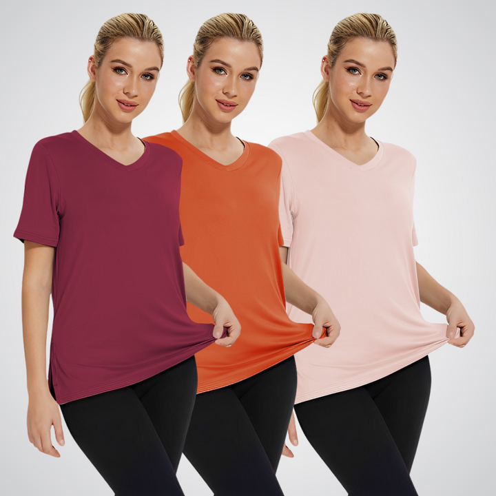 Women's Everyday V-Neck Tee 3-Pack - Essential Basics