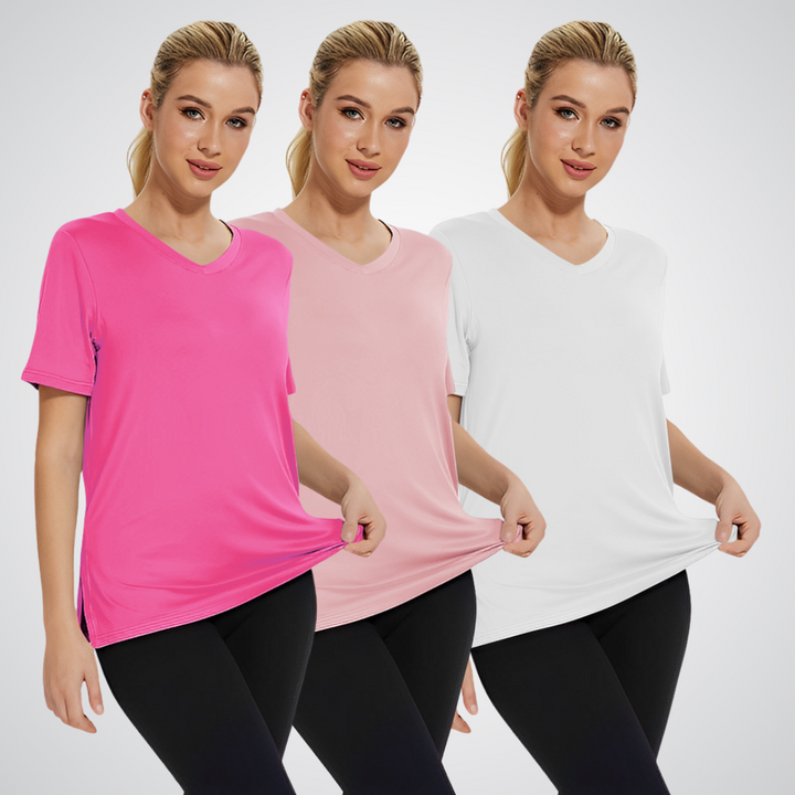 Women's Everyday V-Neck Tee 3-Pack - Essential Basics