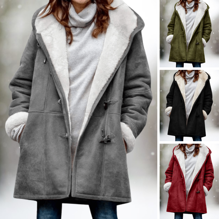 Women's Fiona Luxe Winter Coat - Warmth & Elegance for Cold Weather