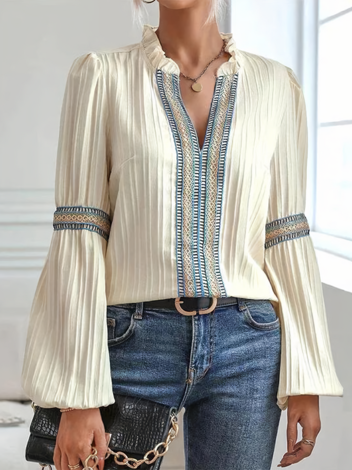 Women's Margot Elegant Lace Blouse - Timeless Elegance