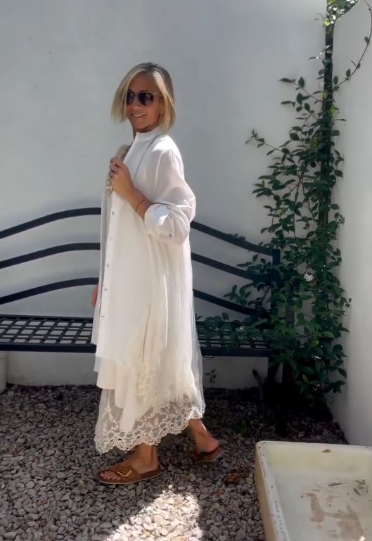 Women's Lace Dress and Cardigan Set - Polished & Versatile