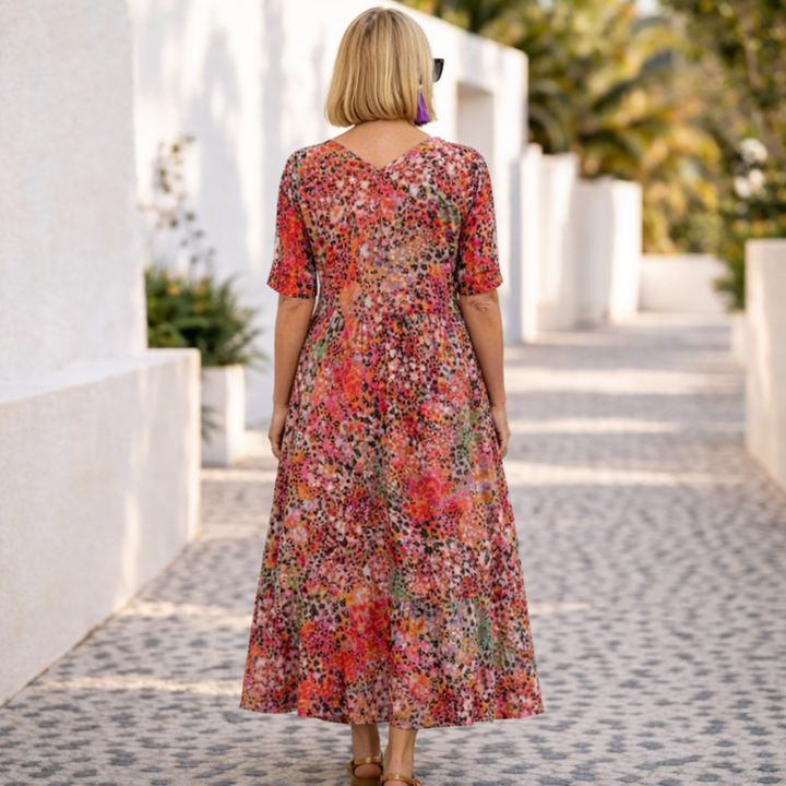 Women's Midi Dress - Effortless Elegance for Everyday