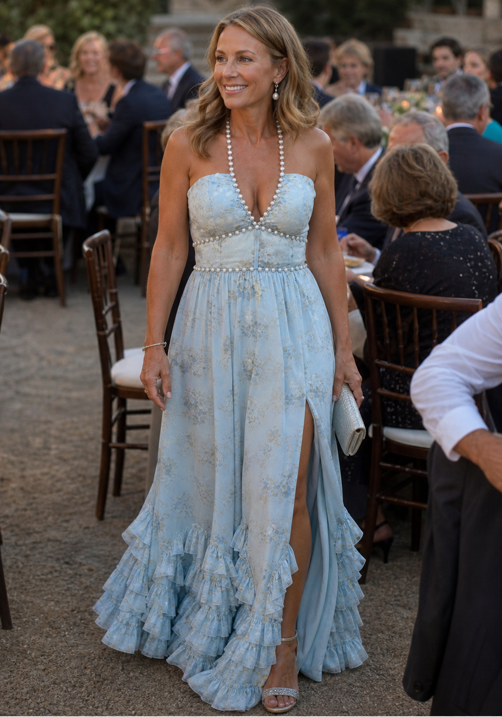 Women's Elegant Woven Dress - Timeless Sophistication