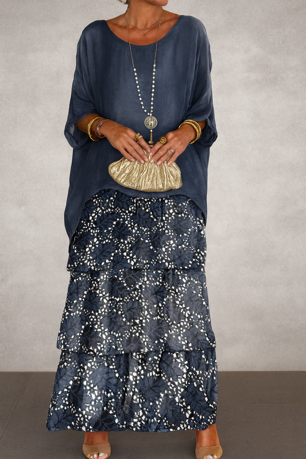 Women's Layered Dress - Effortless Elegance for Any Occasion