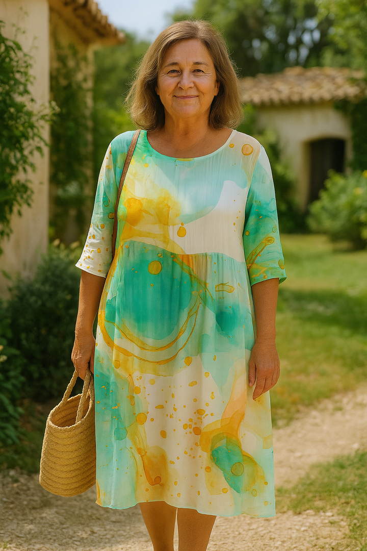 Women's Martha Floral Midi Dress - Effortless Summer Style