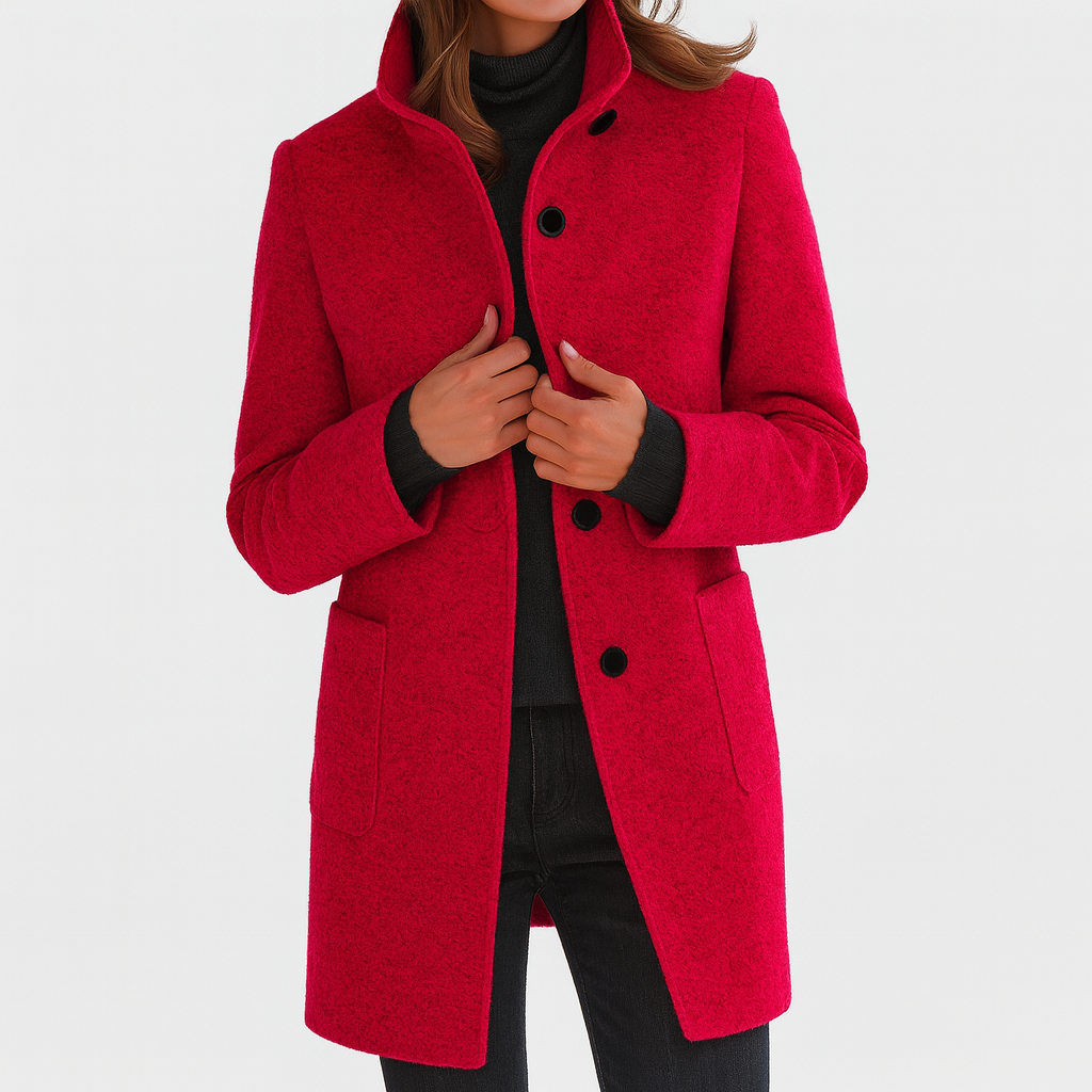 Women's Elegant & Timeless Coat - Classic Silhouette, Daily Wear