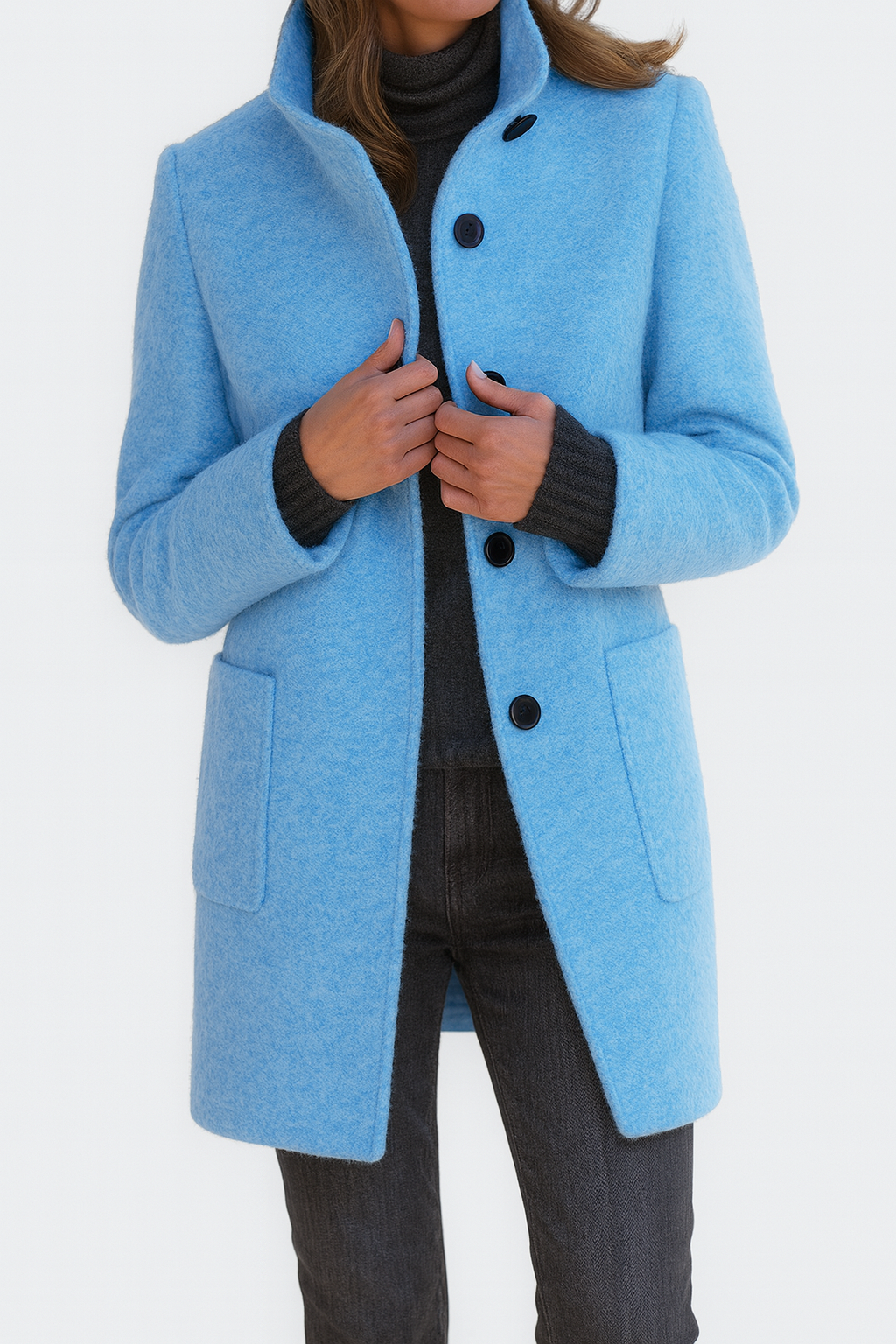 Women's Elegant & Timeless Coat - Classic Silhouette, Daily Wear