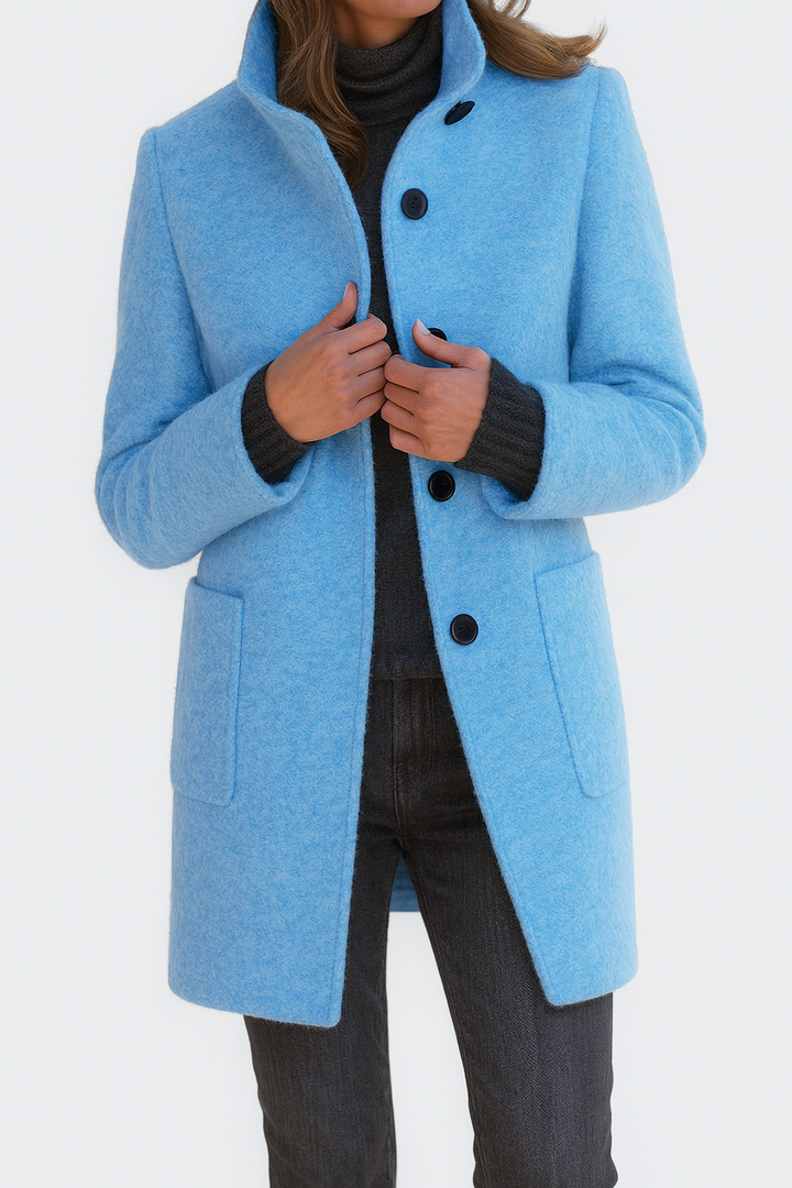 Women's Elegant & Timeless Coat - Classic Silhouette, Daily Wear