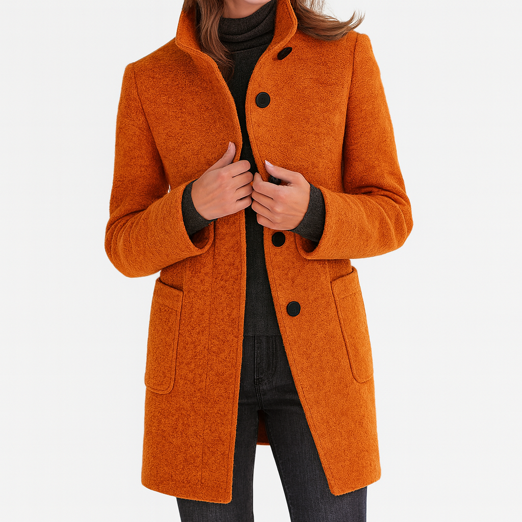Women's Elegant & Timeless Coat - Classic Silhouette, Daily Wear