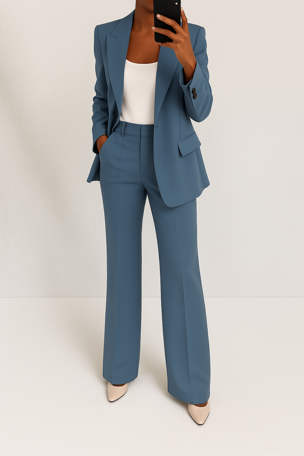 Women's Courtney Power Chic Pantsuit Set - Modern Sophistication