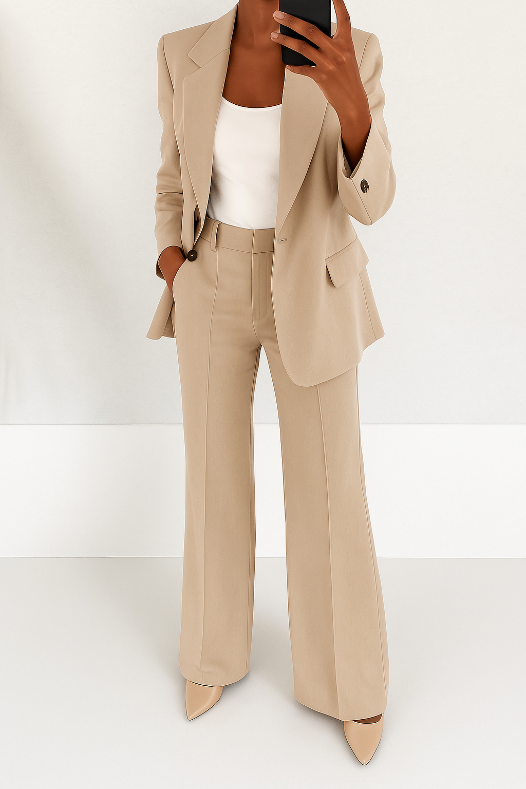 Women's Courtney Power Chic Pantsuit Set - Modern Sophistication